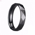 Nuevo diseño al por mayor mi estilo joyería de moda anillos planos promoción hechos a mano especiales anillos de cerámica oscuros para hombre